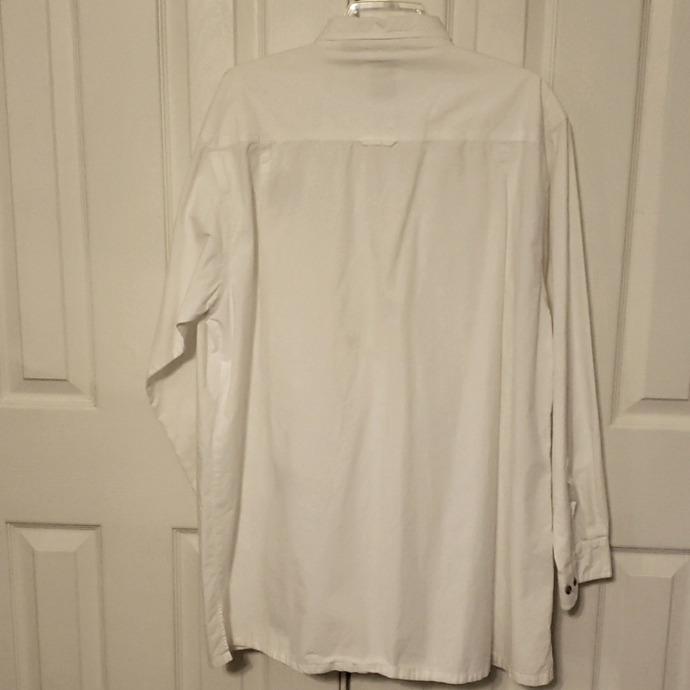 White Bimini Bay Fishing Shirt Large - Picture 3 of 4